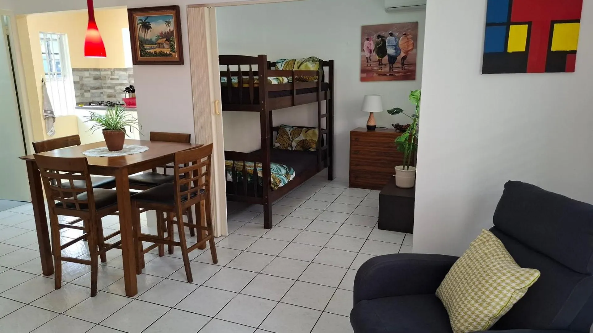 Appartement Tropical Palm Retreat à Willemstad